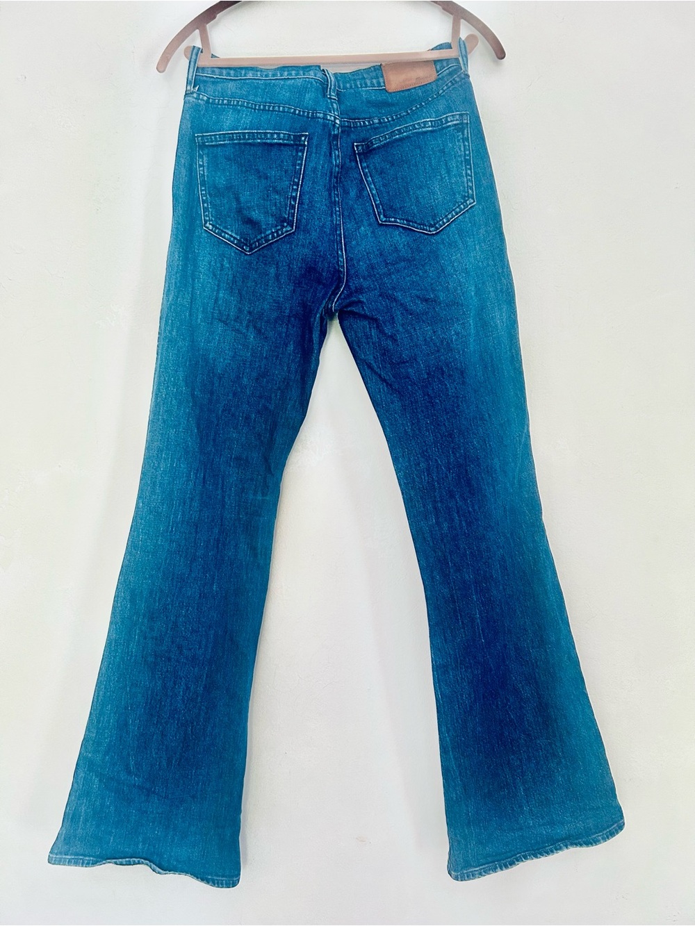 👖 Vintage Madewell Flea Market Flare True Indigo Denim Jeans - Picture 5 of 10